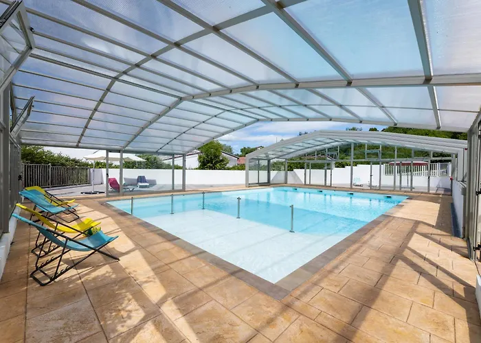 Haizea Climatisé 2 à 4 Pers 2 Sdb Calme Avec Piscine à Pays Basque 25 Min Des Plages Chalet *